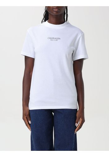 T-shirt con mini logo Calvin Klein