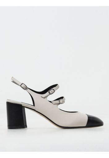 Mary Jane slingback Papaya Carel Paris in nappa