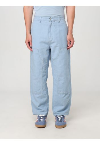 Pantalone CARHARTT WIP Uomo colore Azzurro