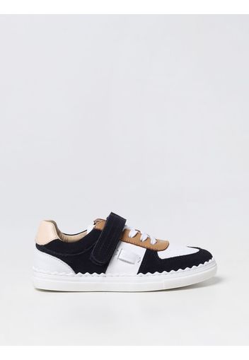 Sneakers Chloé in pelle e suede