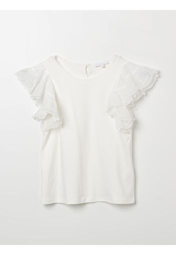 T-Shirt CHLOÉ Bambino colore Bianco