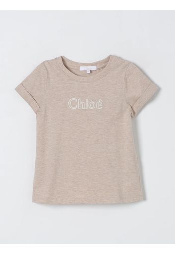 T-Shirt CHLOÉ Bambino colore Beige