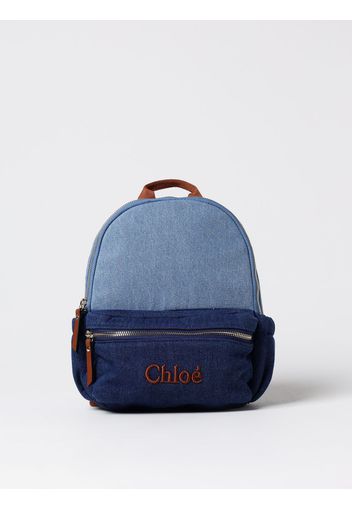 Zaino CHLOÉ Bambino colore Denim