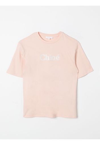 T-Shirt CHLOÉ Bambino colore Rosa