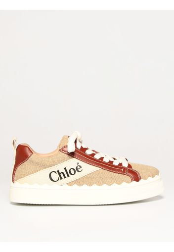 Sneakers Lauren Chloé in corda e pelle