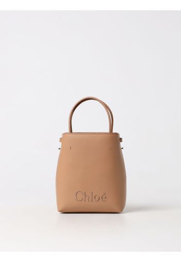 Borsa Sense Chloè in pelle con logo ricamato