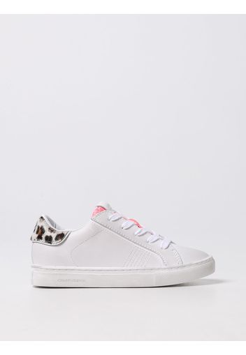 Sneakers Crime London in pelle usured