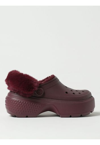 Sabot Stomp Lined Crocs in gomma EVA e pelliccia sintetica