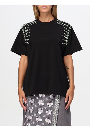 T-shirt Des Phemmes in cotone con strass