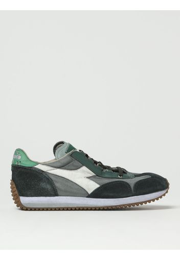 Sneakers Equipe H Dirty Diadora Heritage in suede e canvas effetto used