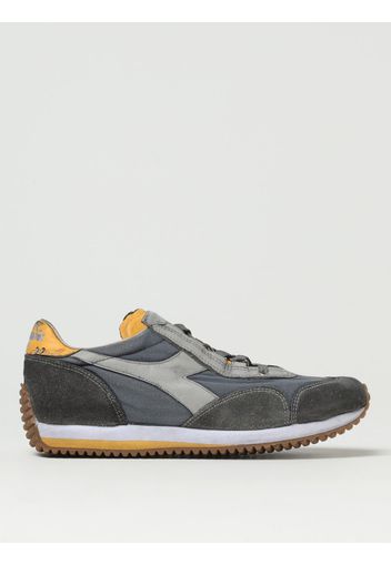 Sneakers Equipe H Dirty Diadora Heritage in suede e canvas effetto used