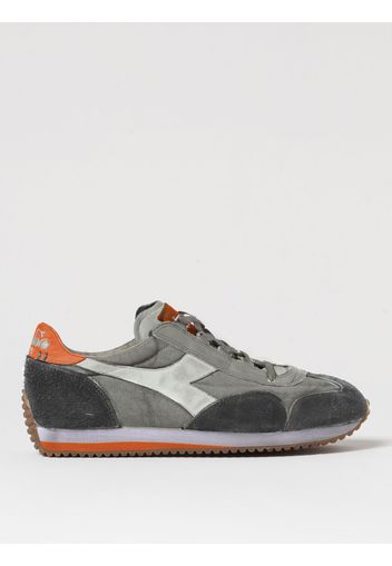 Sneakers Equipe H Dirty Diadora Heritage in camoscio e canvas used