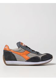 Sneakers Equipe H Dirty Diadora Heritage in suede e canvas effetto used