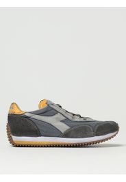 Sneakers Equipe H Dirty Diadora Heritage in suede e canvas effetto used