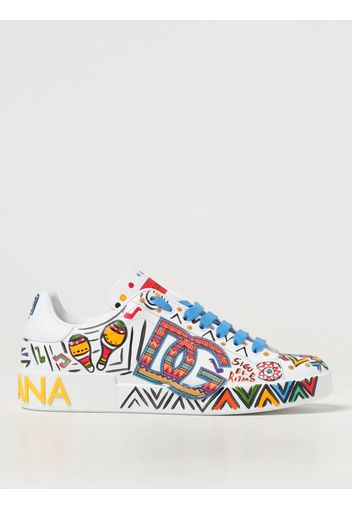 Sneakers Portofino Dolce & Gabbana in pelle stampata