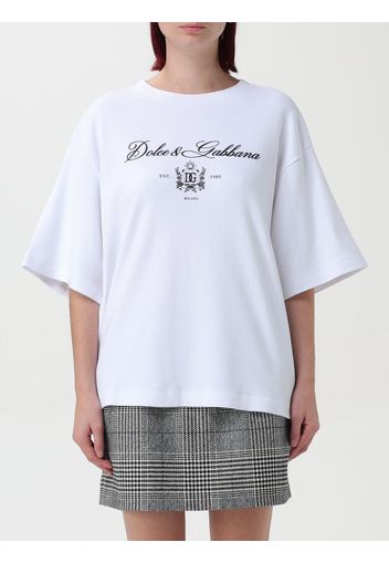 T-shirt Dolce & Gabbana in cotone con stampa logo