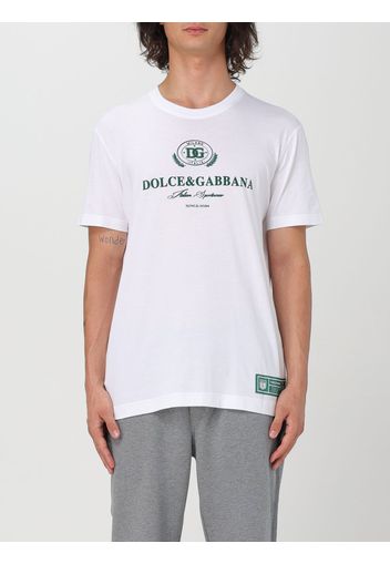 T-shirt in cotone con logo Dolce & Gabbana