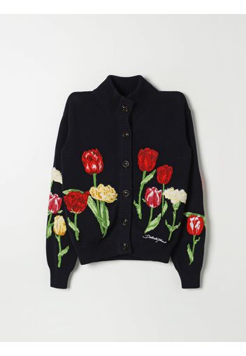 Cardigan con rose Dolce & Gabbana