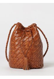 Borsa Pompom Double Jump Dragon Diffusion in pelle intrecciata