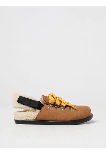 Sabot slingback Dsquared2 Junior in camoscio e shearling