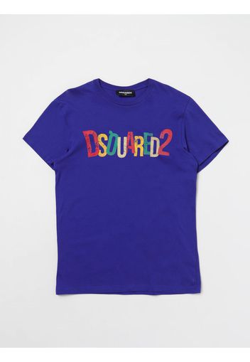 T-shirt Dsquared2 Junior con logo multicolor