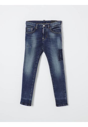 Pantalone DSQUARED2 Bambino colore Denim