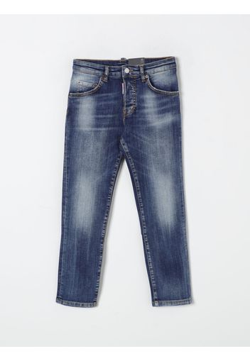 Jeans DSQUARED2 Bambino colore Denim