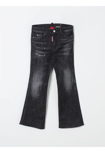 Jeans a zampa con mini logo Dsquared2