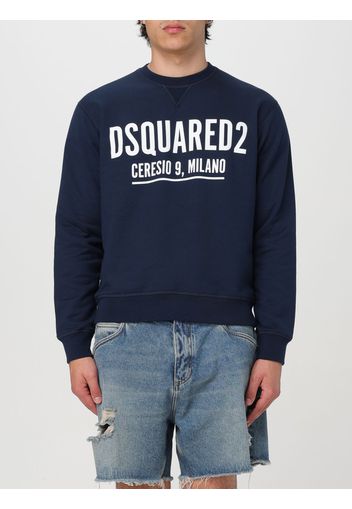 Felpa DSQUARED2 Uomo colore Blue Navy