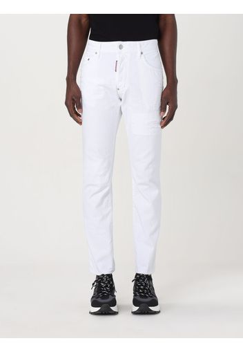 Pantalone DSQUARED2 Uomo colore Bianco