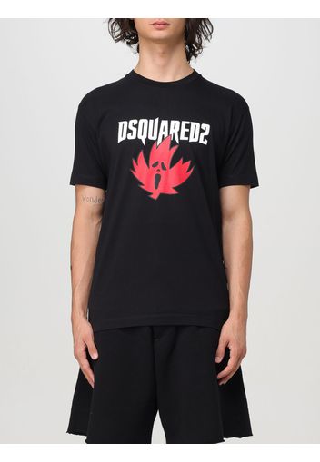 T-shirt di cotone Dsquared2 con stampa logo