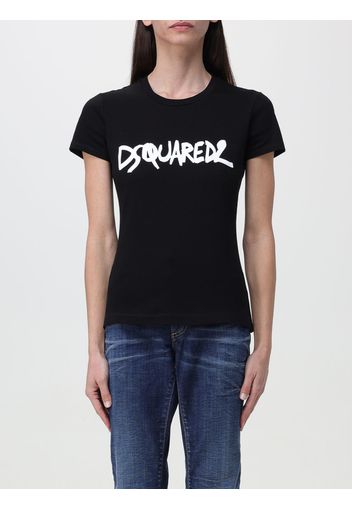 T-Shirt DSQUARED2 Donna colore Nero