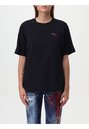 T-shirt in cotone Dsquared2 con applicazioni