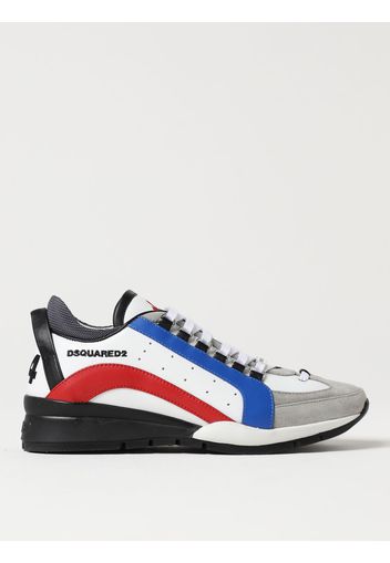 Sneakers Legendary Dsquared2 in pelle con logo ricamato