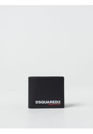 Portafoglio Dsquared2 in pelle a grana