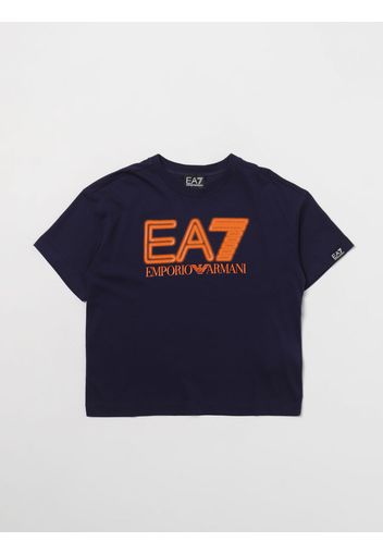 T-Shirt EA7 Bambino colore Blue