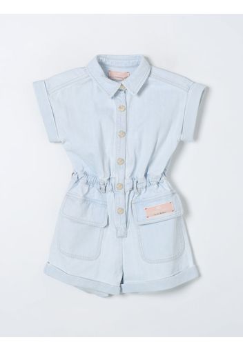 Tuta ELISABETTA FRANCHI LA MIA BAMBINA Bambino colore Denim