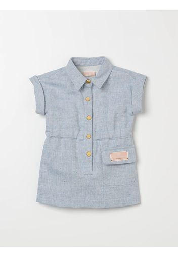 Abito ELISABETTA FRANCHI LA MIA BAMBINA Bambino colore Denim