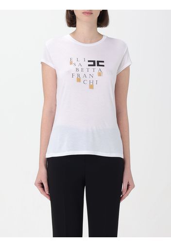 T-shirt Elisabetta Franchi in cotone con logo