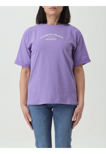 T-shirt con logo Elisabetta Franchi