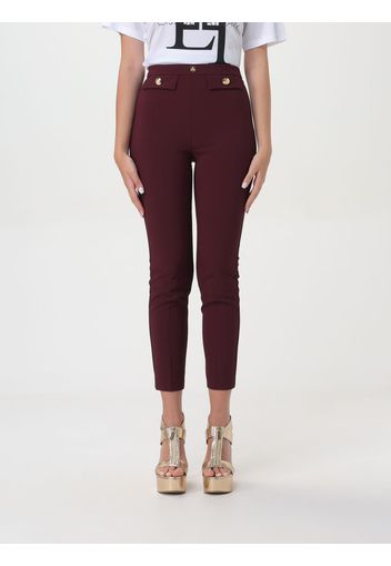 Pantalone dritto in crêpe stretch Elisabetta Franchi