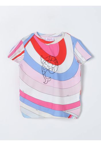 T-Shirt EMILIO PUCCI JUNIOR Bambino colore Rosa