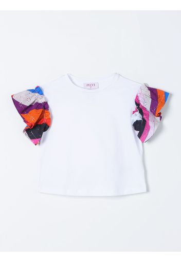 T-shirt Emilio Pucci Junior con logo