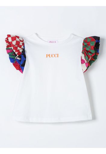 T-shirt Emilio Pucci Junior con logo