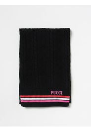 Sciarpa Emilio Pucci Junior in cotone intarsiato con logo