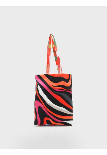 Borsa tote Emilio Pucci in twill stampato