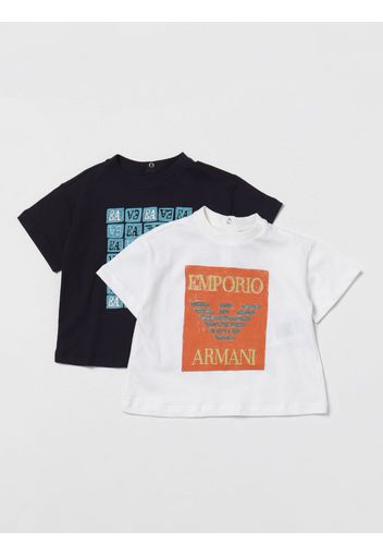 T-Shirt EMPORIO ARMANI KIDS Bambino colore Bianco