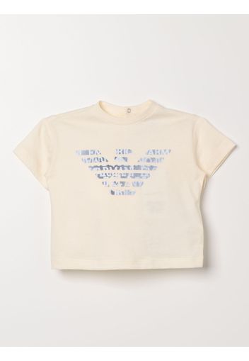 T-Shirt EMPORIO ARMANI KIDS Bambino colore Panna