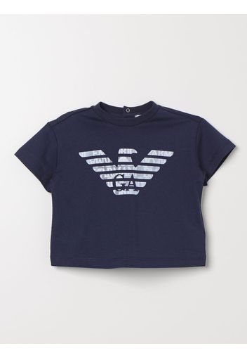 T-Shirt EMPORIO ARMANI KIDS Bambino colore Blue