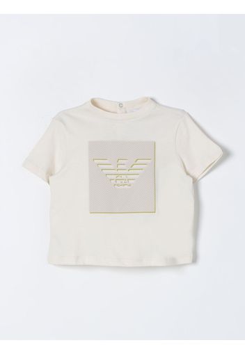 T-Shirt EMPORIO ARMANI KIDS Bambino colore Panna